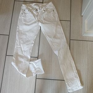 White skinny jeans!